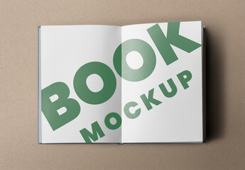 Editable Opened Book Pages Mockup