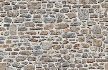 Fotobehang Seamless Tileable Texture of Field Stone Wall © anniebel