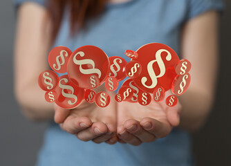 Labor Law Lawyer Legal Business Internet Technology Concept