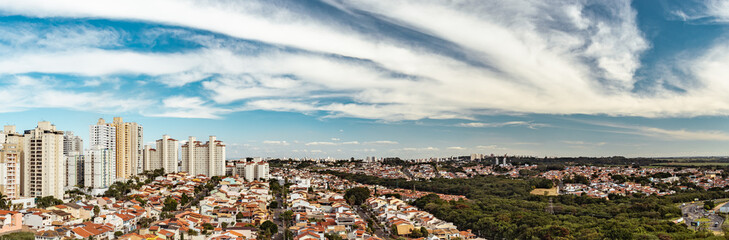 Panorama do bairro de Mansões santo Antonio e Santa Genebra em Campinas São Paulo