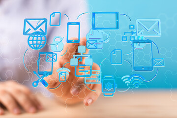 computer digital binary online in 3d
