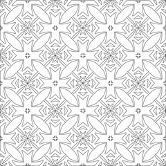 
Vector geometric pattern. Repeating elements stylish background abstract ornament for wallpapers and 

backgrounds. Black and white colors