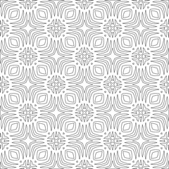 
Vector geometric pattern. Repeating elements stylish background abstract ornament for wallpapers and 

backgrounds. Black and white colors