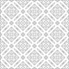 
Vector geometric pattern. Repeating elements stylish background abstract ornament for wallpapers and 

backgrounds. Black and white colors
