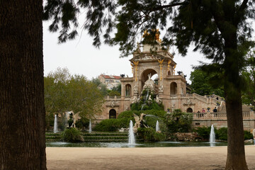 Obraz premium Parc de la Ciutadella Citadel Park in Barcelona, Spain.