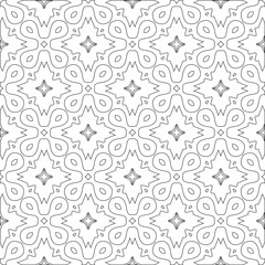 
Vector geometric pattern. Repeating elements stylish background abstract ornament for wallpapers and 

backgrounds. Black and white colors