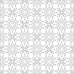 
Vector geometric pattern. Repeating elements stylish background abstract ornament for wallpapers and 

backgrounds. Black and white colors
