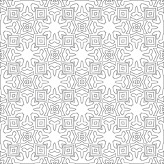
Vector geometric pattern. Repeating elements stylish background abstract ornament for wallpapers and 

backgrounds. Black and white colors