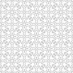 
Vector geometric pattern. Repeating elements stylish background abstract ornament for wallpapers and 

backgrounds. Black and white colors