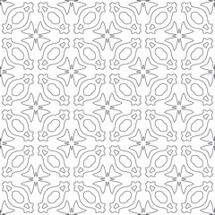 
Vector geometric pattern. Repeating elements stylish background abstract ornament for wallpapers and 

backgrounds. Black and white colors