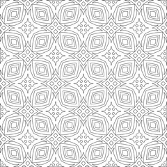 
Vector geometric pattern. Repeating elements stylish background abstract ornament for wallpapers and 

backgrounds. Black and white colors