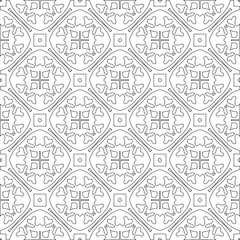 Vector geometric pattern. Repeating elements stylish background abstract ornament for wallpapers and 

backgrounds. Black and white colors