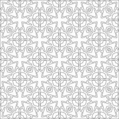 Vector geometric pattern. Repeating elements stylish background abstract ornament for wallpapers and 

backgrounds. Black and white colors