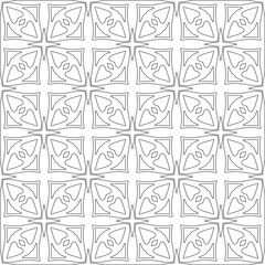 Vector geometric pattern. Repeating elements stylish background abstract ornament for wallpapers and 

backgrounds. Black and white colors