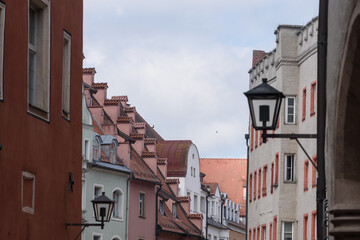 Straßenflucht in Regensburg