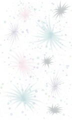 abstract background with gray, blue, pink stars and drops