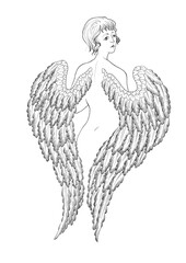 angel with wings