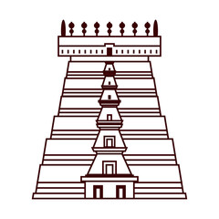 Fototapeta na wymiar india meenakshi temple