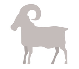 eid al adha goat silhouette