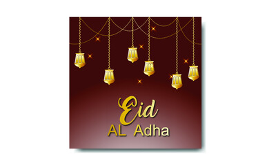 Social media banner design about Eid Al Adha