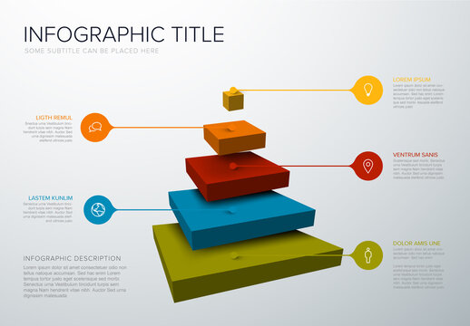 Pyramid Layers Infographic Layout