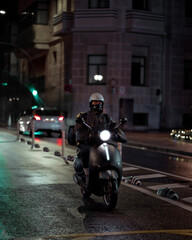 motorcycle on street