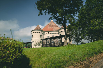 Fototapeta na wymiar Cetatea de balta - Jidvei Castle - Romania