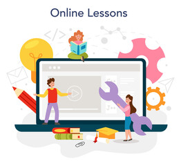 Programming online service or platform. IT education