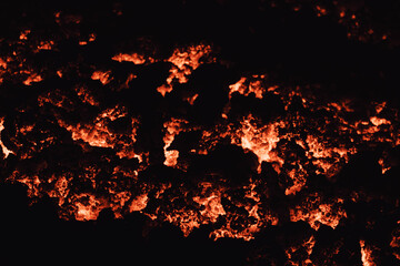 Fototapeta na wymiar Lava of of Volcan Pacayà