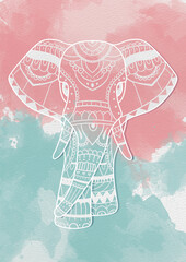 Mandala elephant 