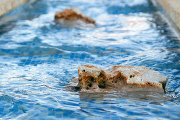 stone in the water