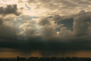 clouds in the sky