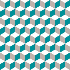 Seamless cube pattern texture background