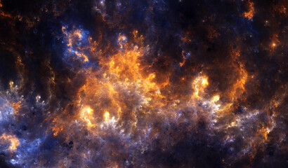 Fractions of space - Burning Embers - 13446 x 7866 px