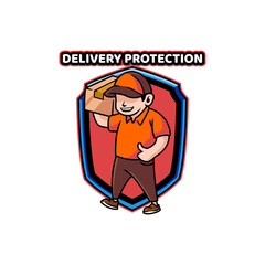 delivery shipping protection box shield deliver guy