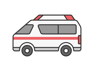 救急車のイラスト © R-DESIGN