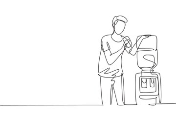 Single one line drawing