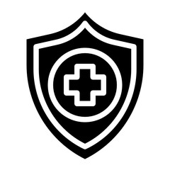 Fototapeta premium shield line icon