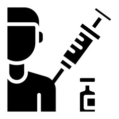 vaccination line icon