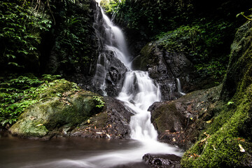 Cascading falls of the gold cost hinterland 