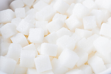 Sugar cube texture background sweet food ingredient