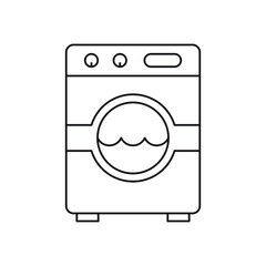 Washing machine icon design isolated on white background