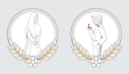 wedding illustration, character bundle