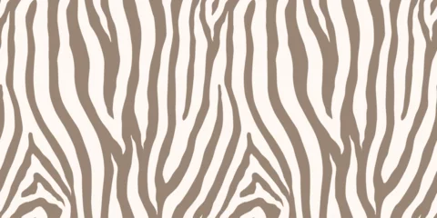 Zebra monochrome seamless pattern. Vector animal skin print. Fashion stylish organic texture.