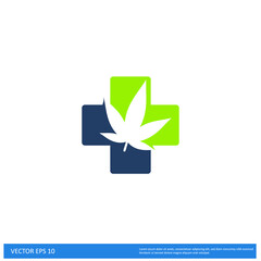 marijuana leaf icon vector