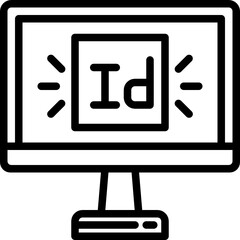 software outline icon