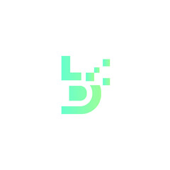 B Digital Logo Modern and simple design