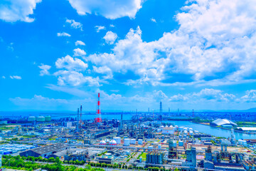 日本の産業　四日市コンビーナート