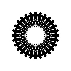 Mandala. Circular ornament. Vector illustration.