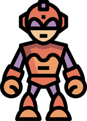 robot color outline icon